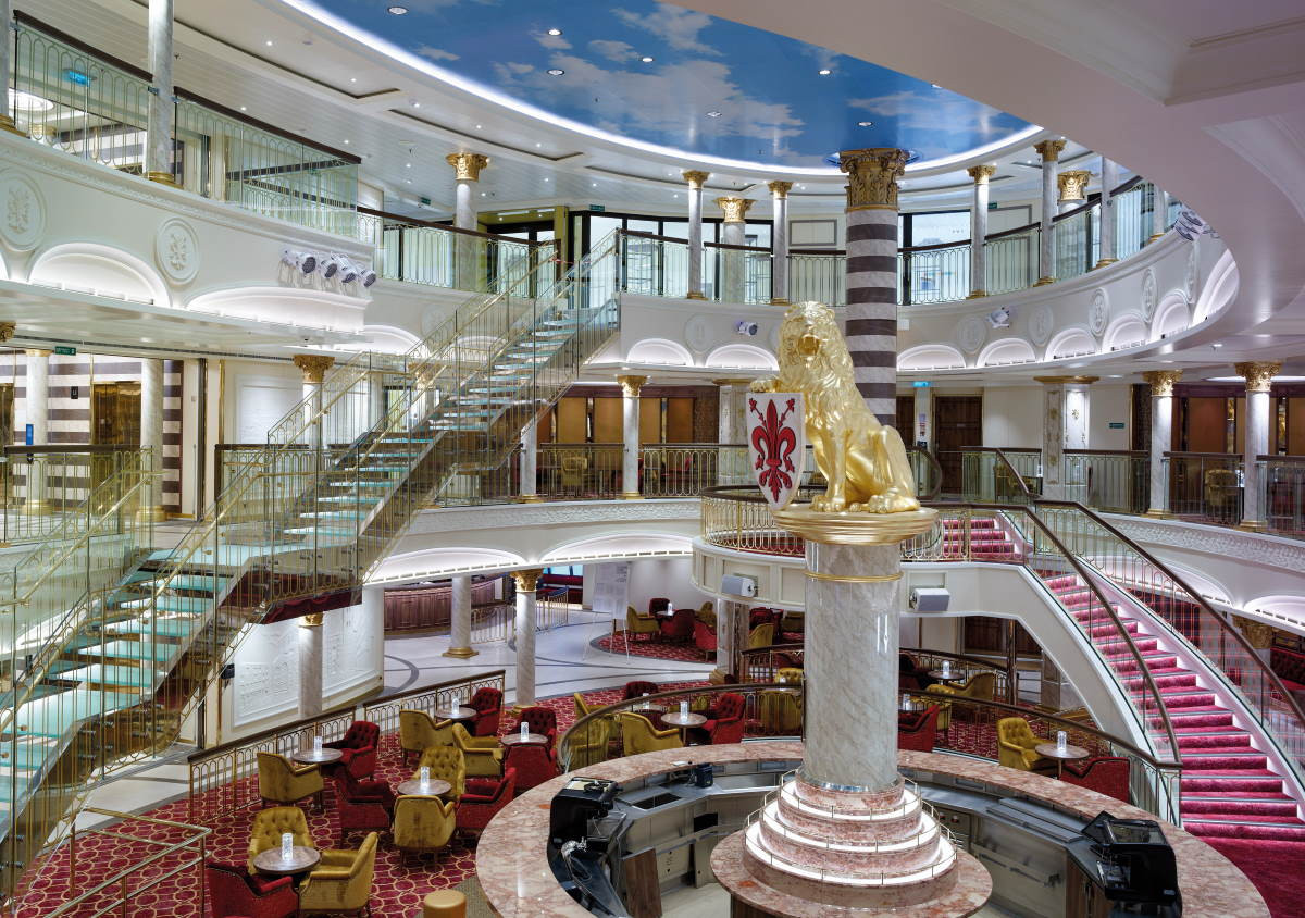 ATRIUM COSTA FIRENZE CRUCEROS COSTA CRUCEROS #CostaFirenze #Cruceros #Cruises #Crociere #Creuers #CostaFirenzeCruceros #Creuers